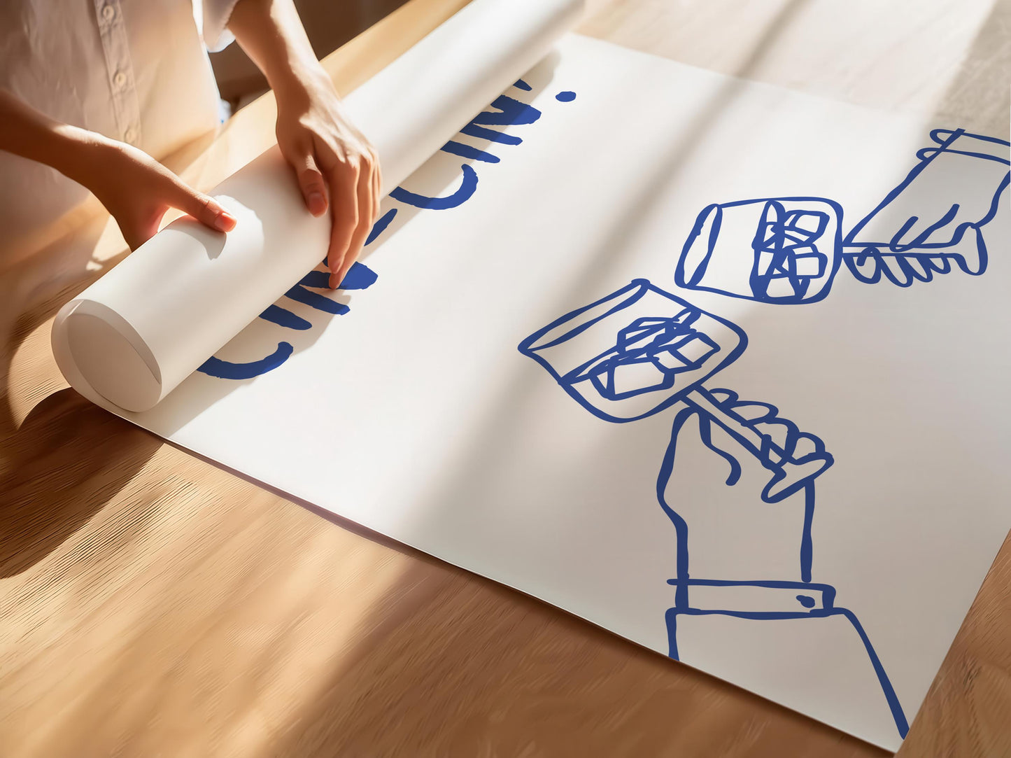 Customizable Cin-Cin! Italian Art Print Poster ONLY, Kitchen Wine Wall Art, Wall Decor for Wine Lovers, Italy Poster, doodle print