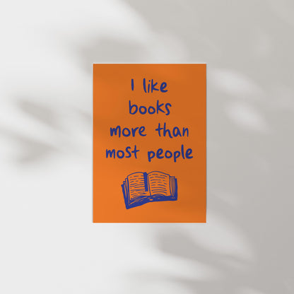 Customizable Books Over People Art Print Poster ONLY, Book Art, Library Wall Decor, Bookstagram Poster, Maximalist reading books poster