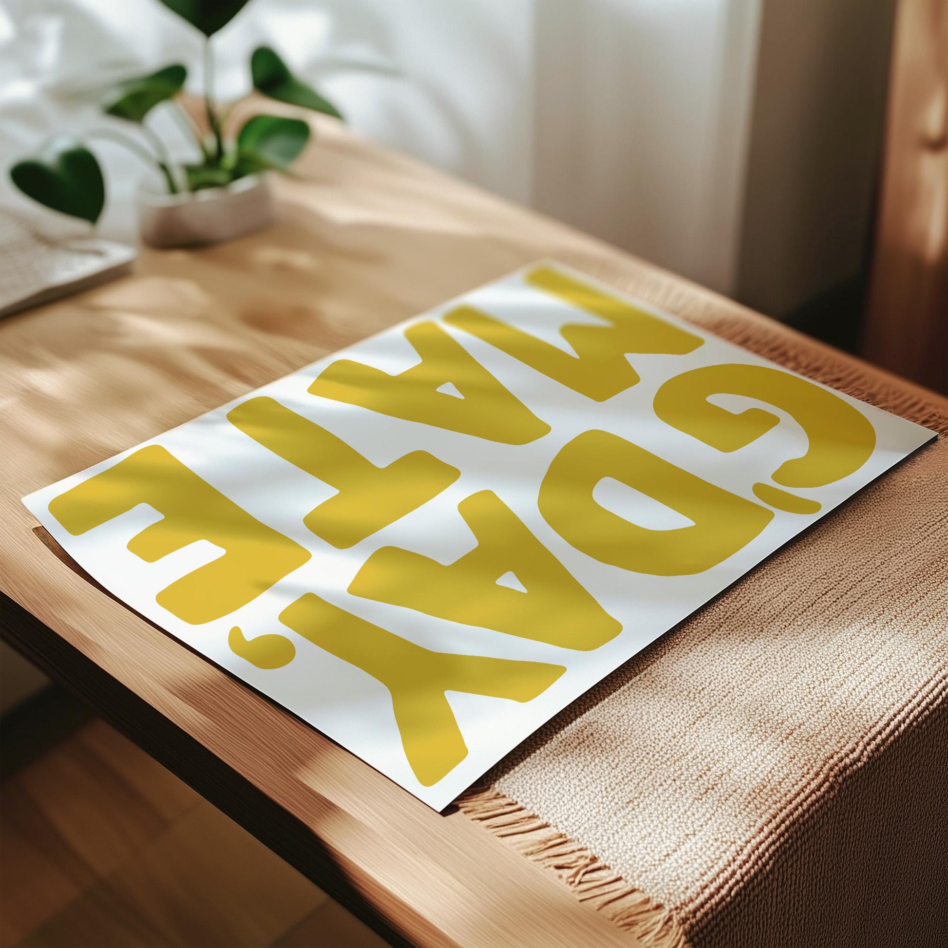 Customizable G'Day Mate Australia Art Print Poster ONLY, Hallway Art, Funny Australian Welcome Wall Decor, Aussie Entry Way Print
