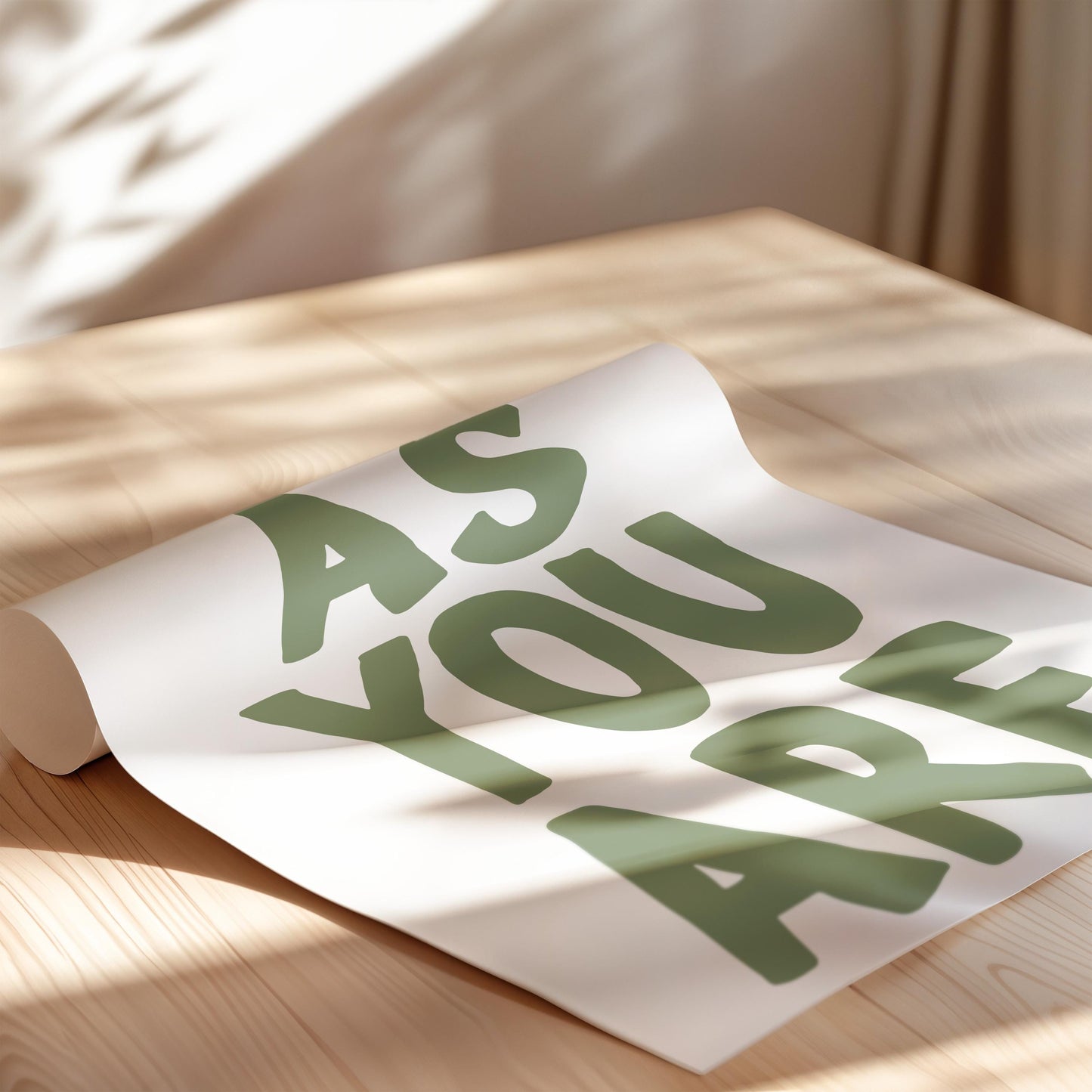 Customizable Come As You Are, Art Print Poster ONLY, Hallway Art, Entryway Wall Decor, Porch Welcome Poster