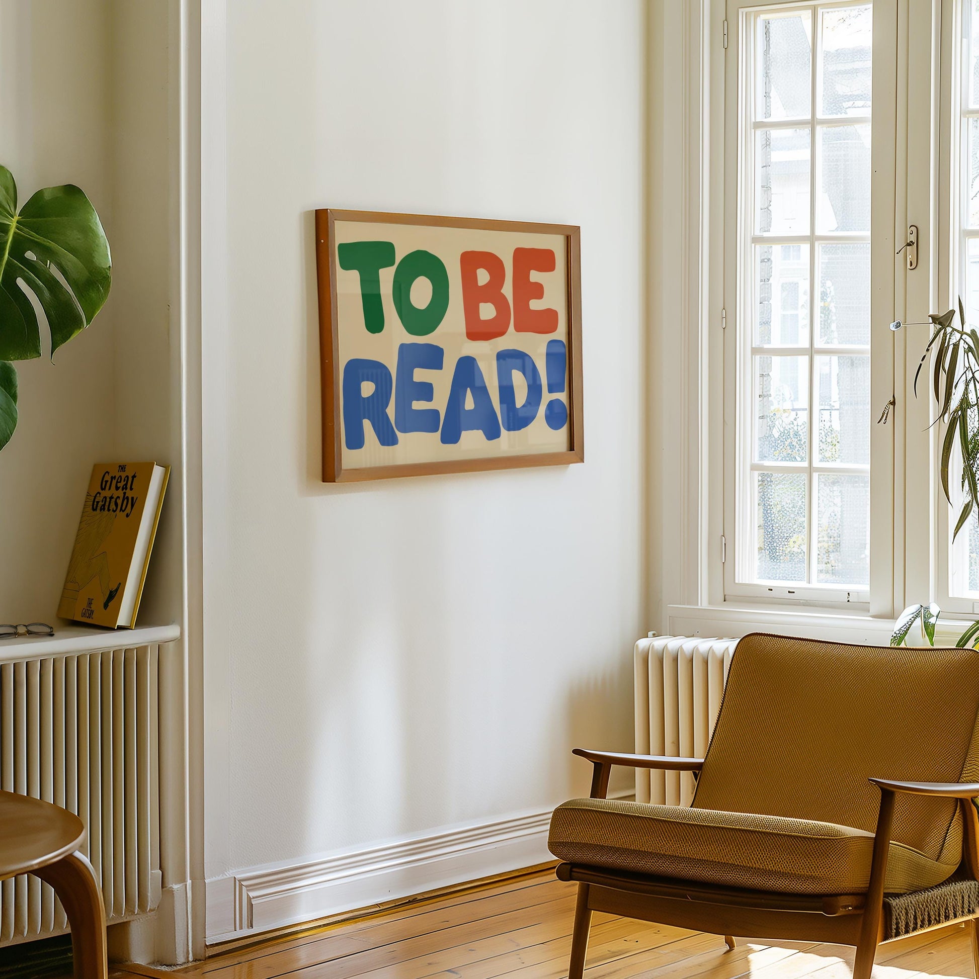 Customizable To Be Read! Art Print Poster ONLY, Book Art, Library Wall Decor, Bookstagram Poster, TBR Print, Maximalist reading books poster