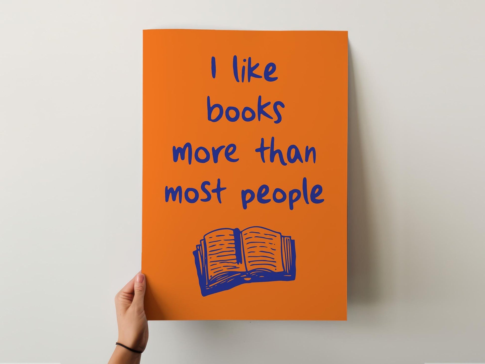 Customizable Books Over People Art Print Poster ONLY, Book Art, Library Wall Decor, Bookstagram Poster, Maximalist reading books poster