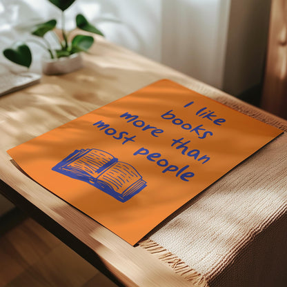 Customizable Books Over People Art Print Poster ONLY, Book Art, Library Wall Decor, Bookstagram Poster, Maximalist reading books poster