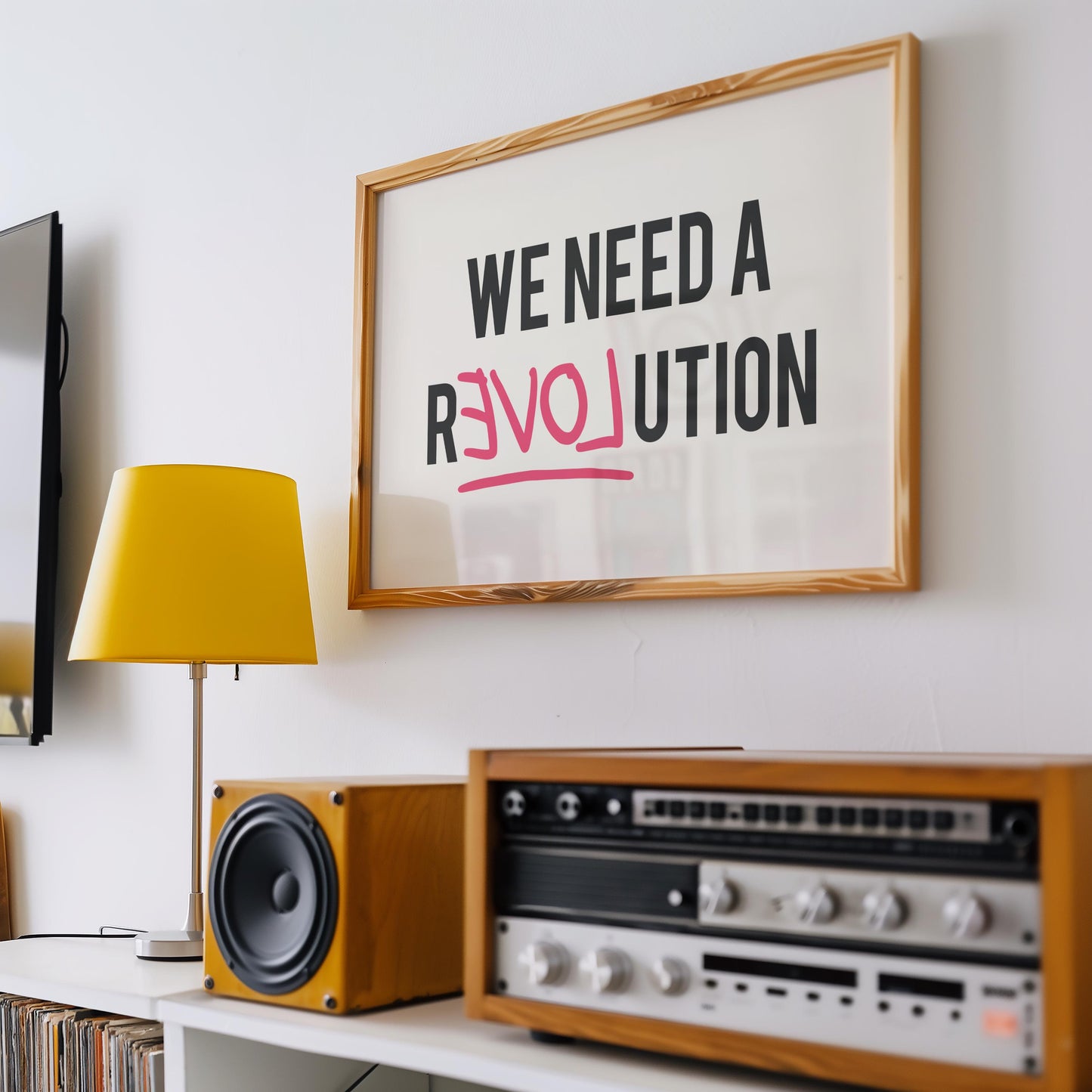 Customizable We Need A reEVOLution Print Poster ONLY, Protest Art, Feminist Wall Decor, Social Justice Poster, Activism Art, Custom Colours