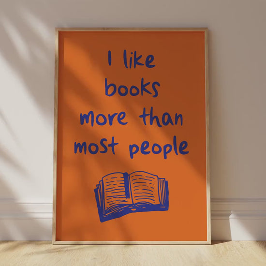Customizable Books Over People Art Print Poster ONLY, Book Art, Library Wall Decor, Bookstagram Poster, Maximalist reading books poster