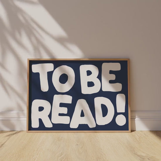 Customizable To Be Read! Art Print Poster ONLY, Book Art, Library Wall Decor, Bookstagram Poster, TBR Print, Maximalist reading books poster